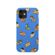 Electric Blue Fancy Frogs iPhone 12/ iPhone 12 Pro Case
