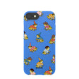 Electric Blue Fancy Frogs iPhone 6/6s/7/8/SE Case