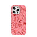 Bubblegum Pink Festive Forest iPhone 16 Pro Case