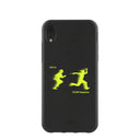 Black Flow Frequency iPhone XR Case