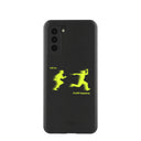 Black Flow Frequency Samsung Galaxy S21 Case