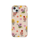 Seashell Flower Cats iPhone 15 Plus Case