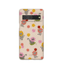 Seashell Flower Cats Google Pixel 7 Case