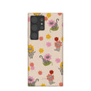 Seashell Flower Cats Samsung Galaxy S24 Ultra Case