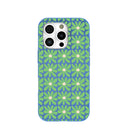 Electric Blue Flower Child iPhone 16 Pro Case