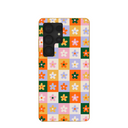 Honey Flower Tiles Samsung Galaxy S25 Ultra Case