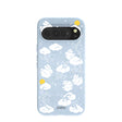 Powder Blue Fluffy Flower Google Pixel 10 Pro XL Case