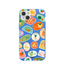 Electric Blue Frutti Club iPhone 14 Plus Case