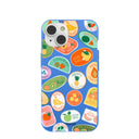 Electric Blue Frutti Club iPhone 14 Case