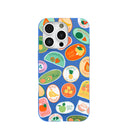 Electric Blue Frutti Club iPhone 16 Pro Case