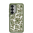 Clear Funky Flora Samsung Galaxy S26 Case With Forest Floor Ridge (Magnetic Charging included)