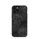 Black Gardenia Lines iPhone 12 Pro Max Case