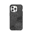 Black Gardenia Lines iPhone 14 Pro Case