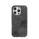 Black Gardenia Lines iPhone 16 Pro Case