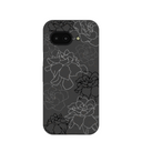 Black Gardenia Lines Google Pixel 9a Case