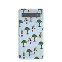 Powder Blue Gardening Girl Google Pixel 6a Case