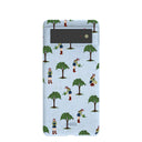 Powder Blue Gardening Girl Google Pixel 6 Case