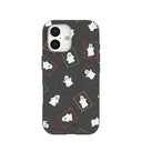 Black Ghost Stamps iPhone 17 Case