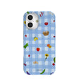 Powder Blue Gingham Farmhouse iPhone 16 Case