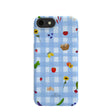 Powder Blue Gingham Farmhouse iPhone 6/6s/7/8/SE Case