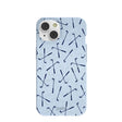 Powder Blue Golf Clubs iPhone 14 Case