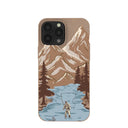 Chocolate Brown Gone Fishing iPhone 13 Pro Max Case