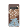 Chocolate Brown Gone Fishing Google Pixel 7 Pro Case