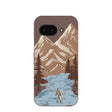 Chocolate Brown Gone Fishing Google Pixel 9a Case