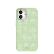 Sage Green Green Cascade iPhone 16 Case