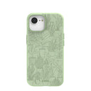 Sage Green Green Oasis iPhone 16e/17e Case