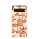 Chocolate Brown Happy Hamsters Google Pixel 8 Case