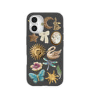 Black Heirloom Collage iPhone 16 Case
