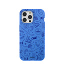 Electric Blue Hockey Postage iPhone 15 Pro Max Case