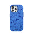 Electric Blue Hockey Postage iPhone 15 Pro Case
