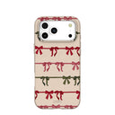 Seashell Holiday Bows iPhone 17 Pro Max Case