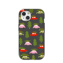 Black Holiday Caravan iPhone 15 Case