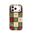 Forest Floor Holiday Squares iPhone 17 Pro Case