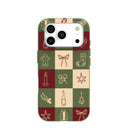 Forest Floor Holiday Squares iPhone 17 Pro Case