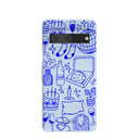 Powder Blue Home for Midnight Google Pixel 7 Case