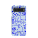 Powder Blue Home for Midnight Google Pixel 8 Case