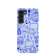 Powder Blue Home for Midnight Samsung Galaxy S22 Case