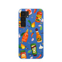 Electric Blue Hot Stuff Samsung Galaxy S25 Case