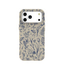 London Fog Indigo Bouquet iPhone 17 Pro Max Case