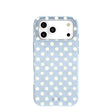 Powder Blue Indigo Dots iPhone 17 Pro Max Case