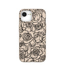 Seashell Inked Blooms iPhone 16e/17e Case