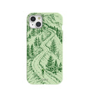 Sage Green Into the Mountains iPhone 15 Plus Case