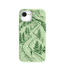Sage Green Into the Mountains iPhone 16e/17e Case