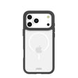 Clear iPhone 17 Pro Max Case with Noir Ridge (MagSafe Included)