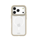 Clear iPhone 17 Pro Case with London Fog Ridge (MagSafe Included)