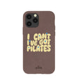 Chocolate Brown Ive got Pilates iPhone 11 Pro Case
